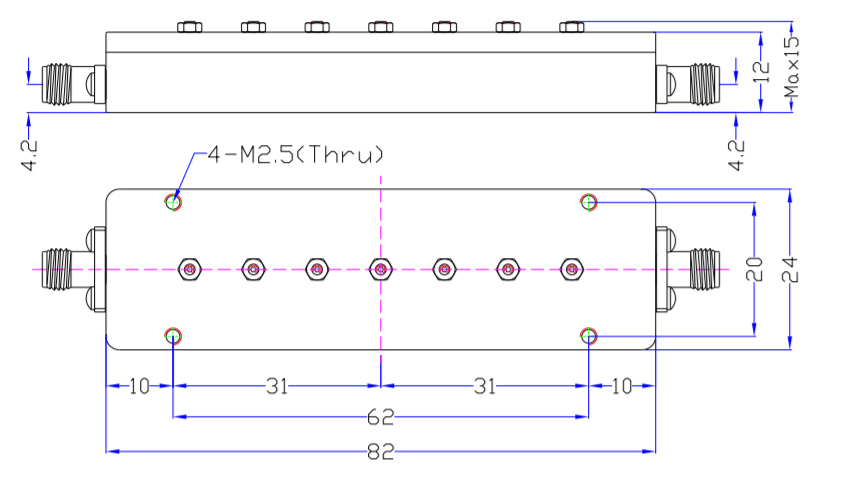 7985~8015MHz Band Pass Filter9.png