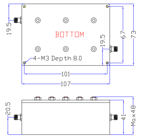 806~826MHz Band Pass Filter9.png