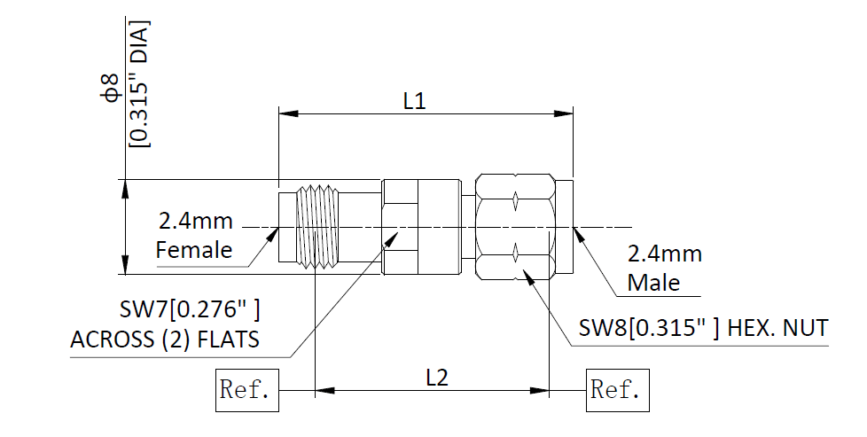 RF Attenuator With 2.4mm Male To 2.4mm Female Connectors.png