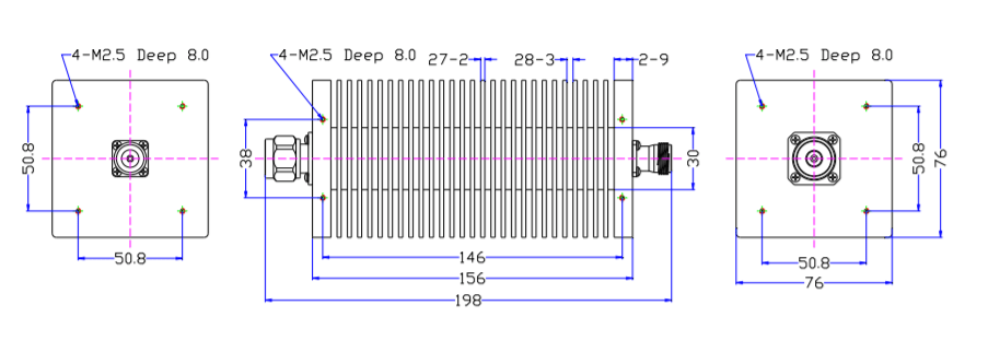 RF Attenuator From DC to 3GHz Rate at 100W(B).png