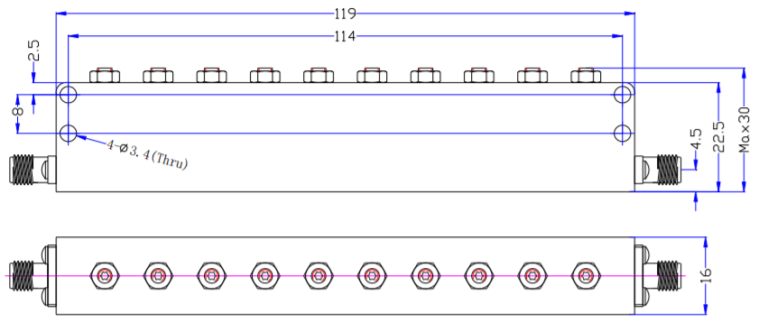 5150~5850MHz Band Stop Filter9.png