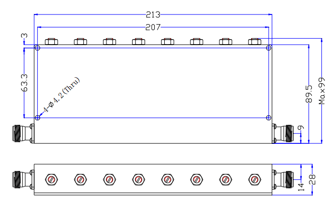 885~889MHz Band Stop Filter9.png