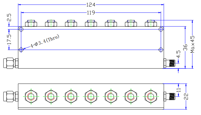 2400~2500MHz Band Stop Filter9.png