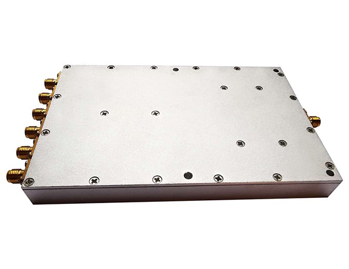 6 Way Power Divider</p> From 0.5GHz to 6GHz