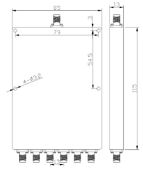 650~2700MHz 6 Way Millimeter Wave Power Divider9.png