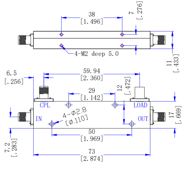 1~12GHz 15dB Directional Coupler9C.png