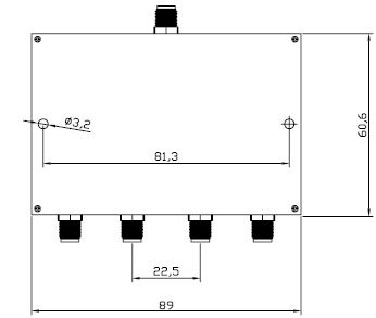 800~2000MHz 4 Way Millimeter Wave Power Divider9.png