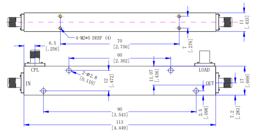 0.5~6GHz 10dB Directional Coupler(A).png