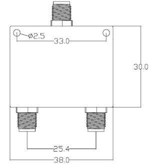 1000~2000MHz 2 Way Millimeter Wave Power Divider9.png