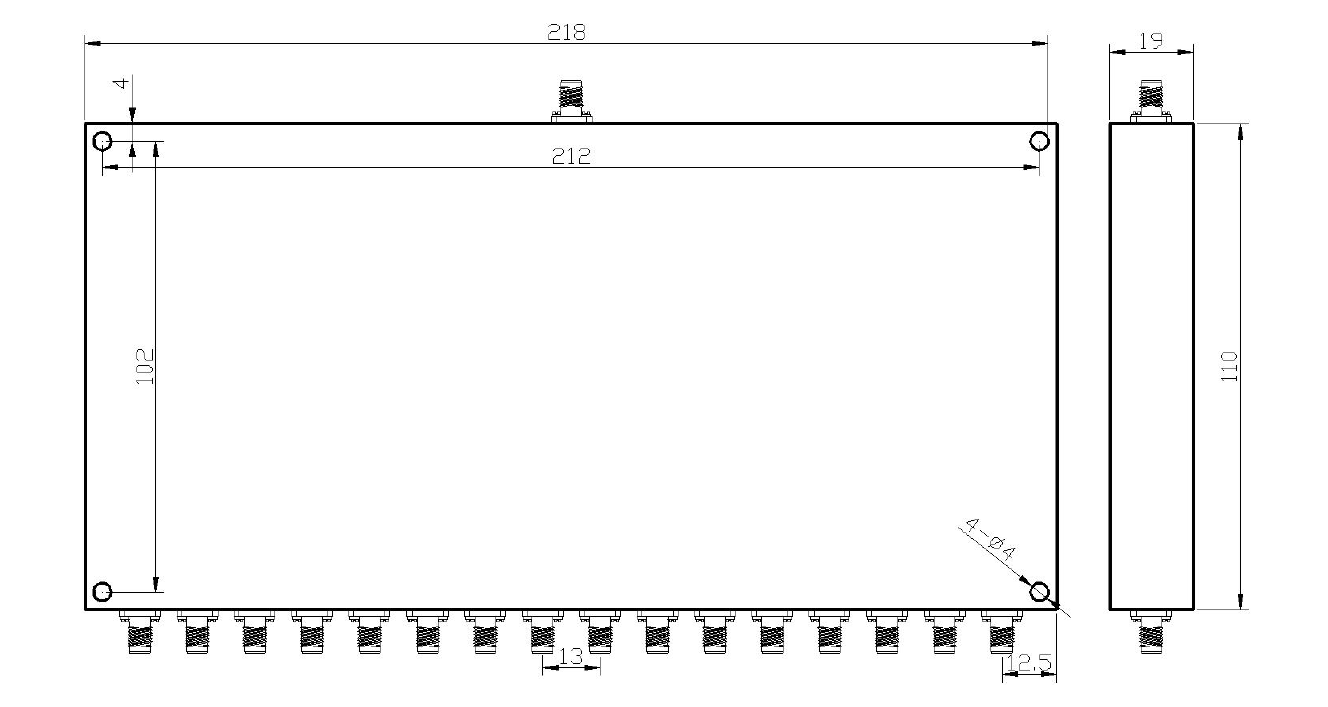 650~2400MHz 16 Way Millimeter Wave Power Divider9.png