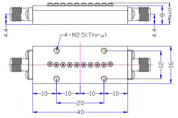 40~46GHz Millimeter Wave Filter9.png