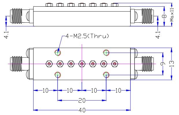 38.6~40GHz Millimeter Wave Filter9.png