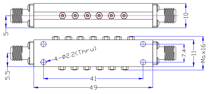 30.5~36GHz Millimeter Wave Filter9.png