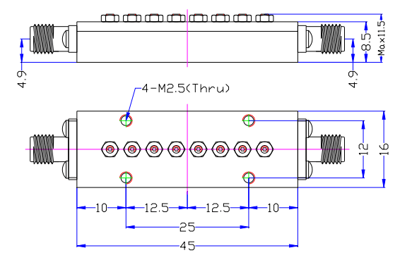 26.5~29.5GHz Millimeter Wave Filter9.png