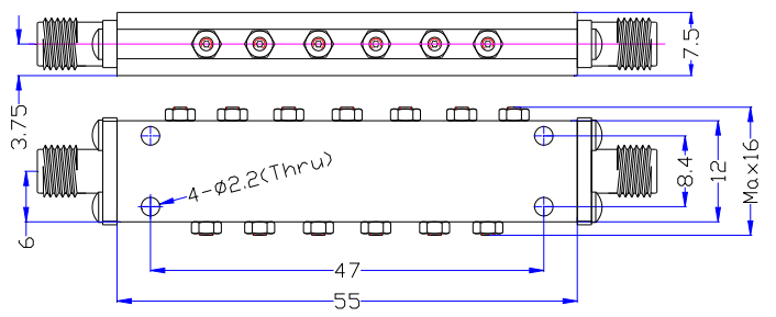 23.1~27GHz Millimeter Wave Filter9.png