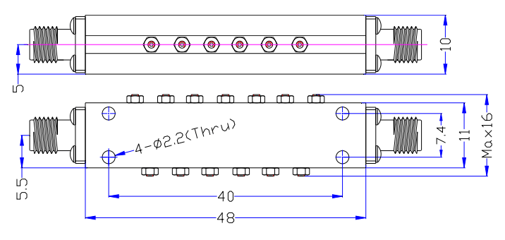 26~31.5GHz Millimeter Wave Filter9.png