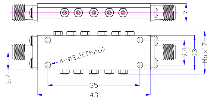 17.2~23.76GHz Millimeter Wave Filter9.png